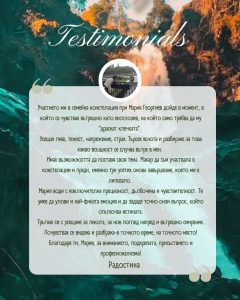 Testimonial Radostins